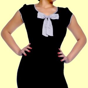 Stop Staring Fitted Newport Wiggle Dress NWT Pinup